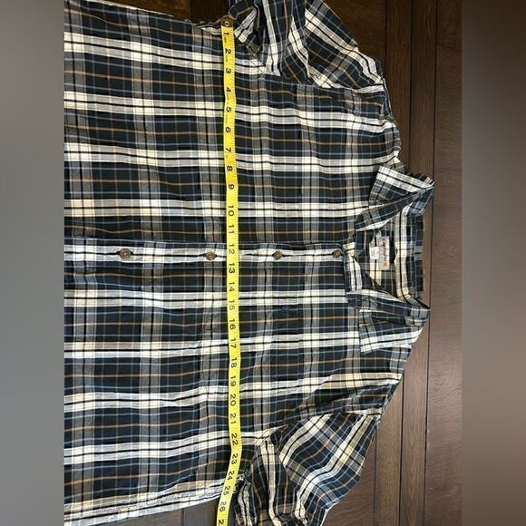 Carhartt Relaxed Fit Mens XL Plaid Short Sleeve Button Down - Picture 6 of 7